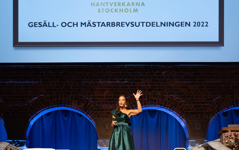 Gesäll- och Mästarbrevsutdelning den 1 november i Stockholm Stadshus