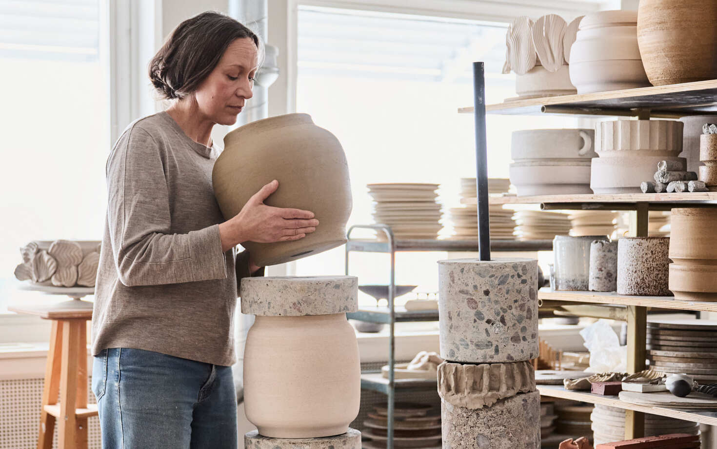 Ingrid Unsöld i dialog med Lewerentz