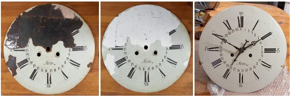 Återställd urtavla